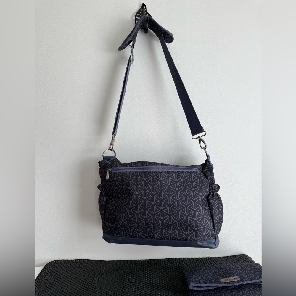 Time & Leslie diaper bag stylish Navy Blue Women's Bag - Picture 6 of 6